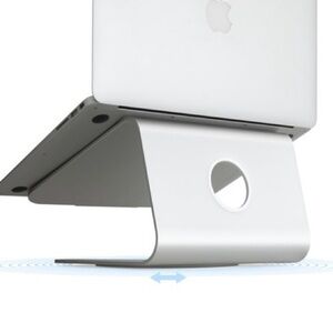 Rain Design Laptop Stand, mStand360, with Swivel Base, Silver, New in Box